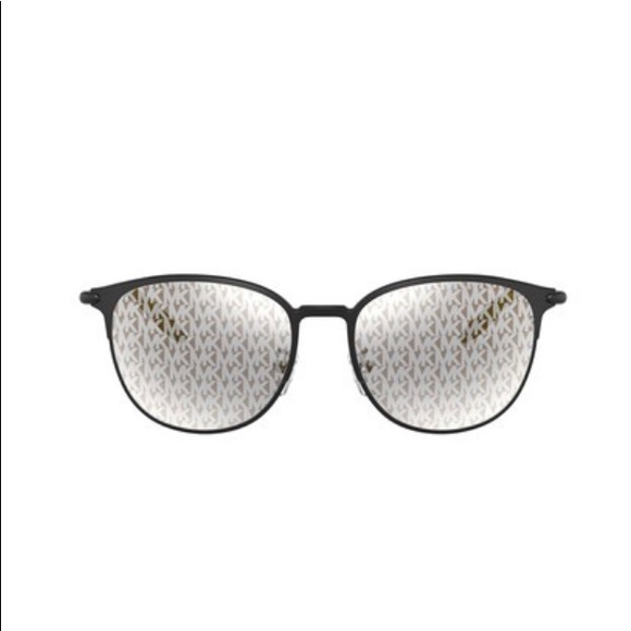 Michael Kors 54mm Round Monogram Mirror Sunglasses - Picture 3 of 11